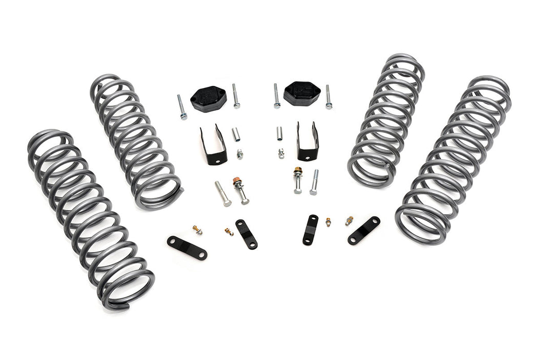 Rough Country 624 2.5 Inch Jeep Suspension Lift Kit 07-18 Wrangler JK No Shocks Rough Country - Truck Part Superstore