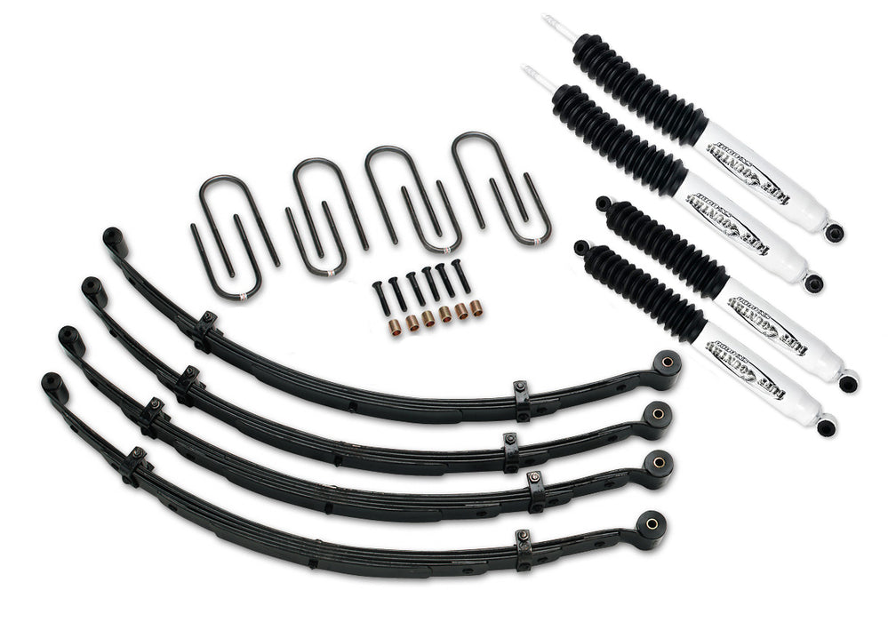 Tuff Country 42800KN 2 Inch Lift Kit 87-96 Jeep Wrangler YJ EZ-Ride w/ SX8000 Shocks Tuff Country - Truck Part Superstore