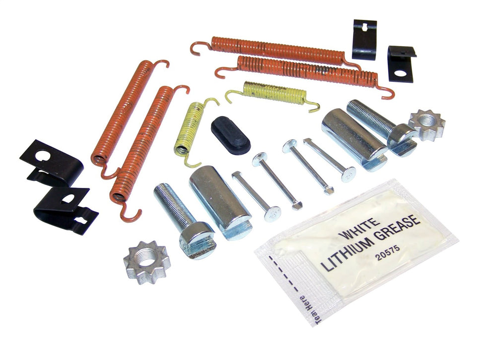 Crown Automotive Jeep Replacement 68003589HK Parking Brake Hardware Kit; Incl. Adjusters; Springs; Sockets; Plugs; - Truck Part Superstore