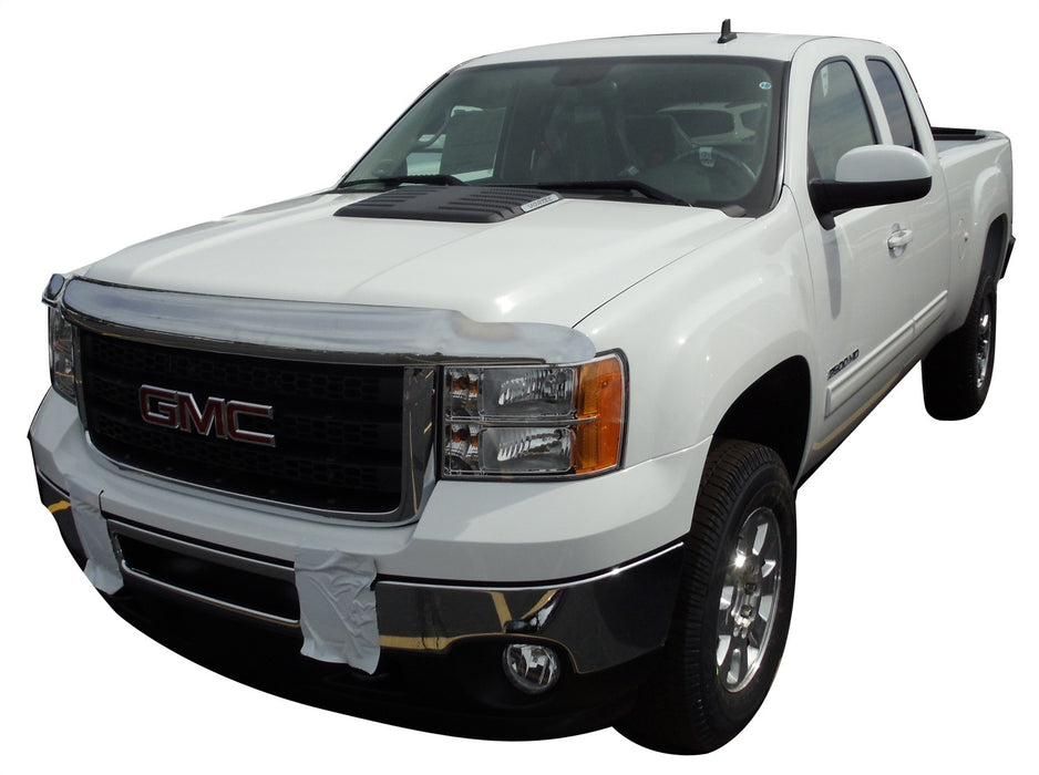 Auto Ventshade (AVS) 680083 Chrome Hood Shield; Full Height; No Drill; - Truck Part Superstore