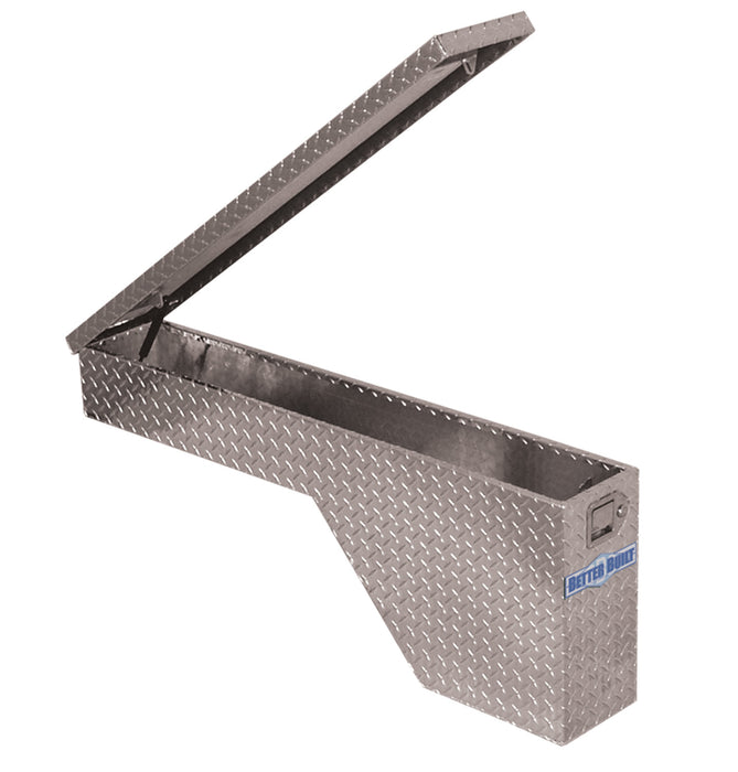 Better Built 68012344 Wheel Well Truck Tool Box; L 48 in. x W 8 in. x H 18 in.; Brite Aluminum; - Truck Part Superstore