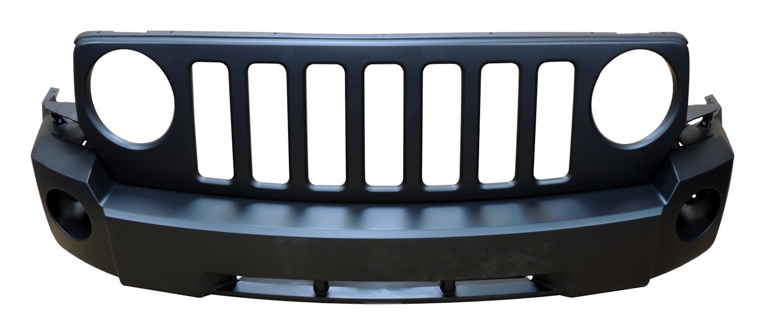 Crown Automotive Jeep Replacement 68021299AB Front Bumper Fascia; Primed; w/o Tow Hooks; - Truck Part Superstore