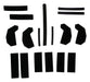 Crown Automotive Jeep Replacement 68026937AB Hard Top Seal Kit; w/Hard Top And Various Seals To Repair Leaks; - Truck Part Superstore