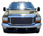 Auto Ventshade (AVS) 680706 Chrome Hood Shield; Full Height; No Drill; - Truck Part Superstore