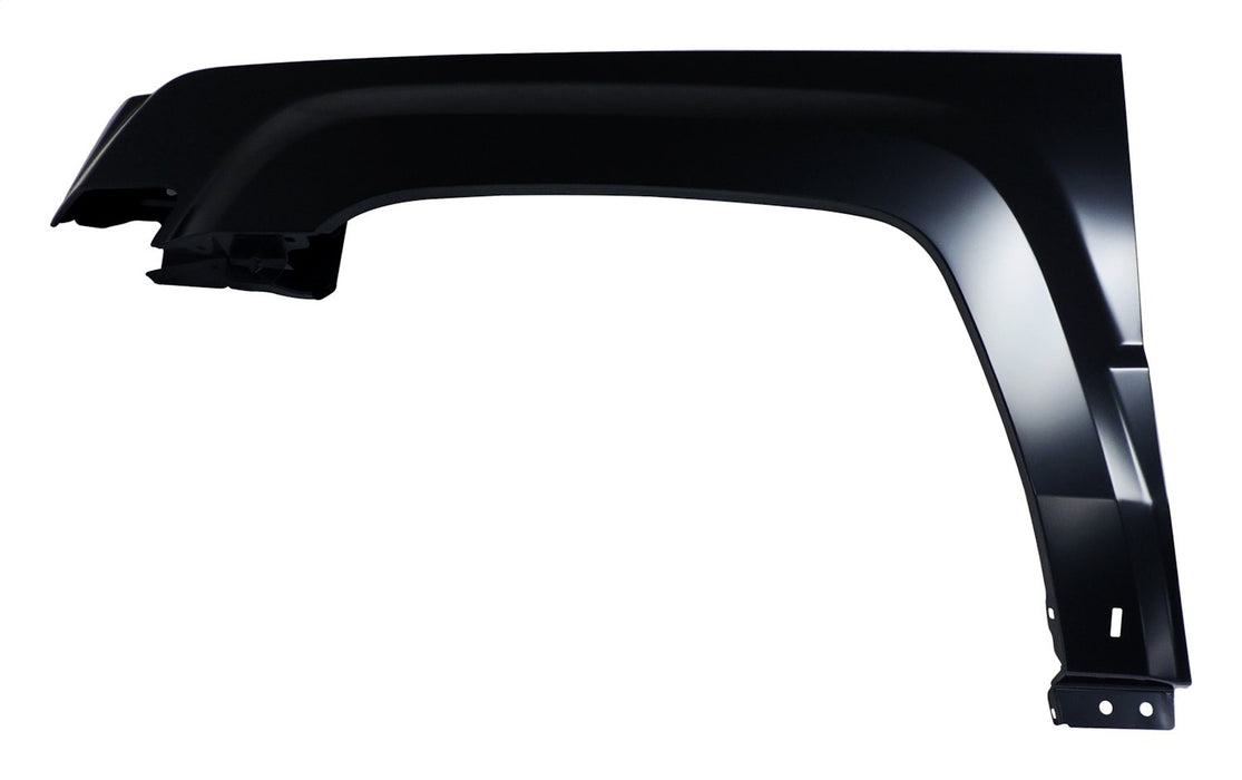 Crown Automotive Jeep Replacement 68079925AA Fender; Front Left; w/o Side Repeater Lens; Black Primer Finish; - Truck Part Superstore