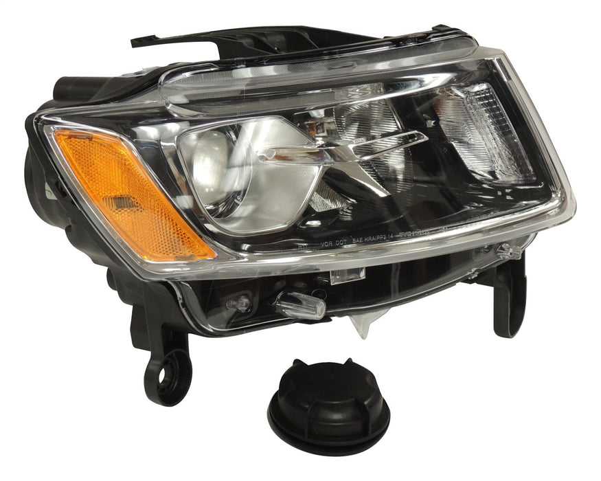 Crown Automotive Jeep Replacement 68110996AD Head Light; Right; w/ Halogen Lamps; - Truck Part Superstore