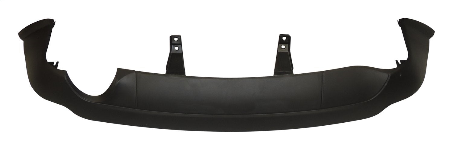 Crown Automotive Jeep Replacement 68111467AA Rear Bumper Fascia; Lower; Black; w/Single Exhaust; w/o Trailer Hitch; - Truck Part Superstore