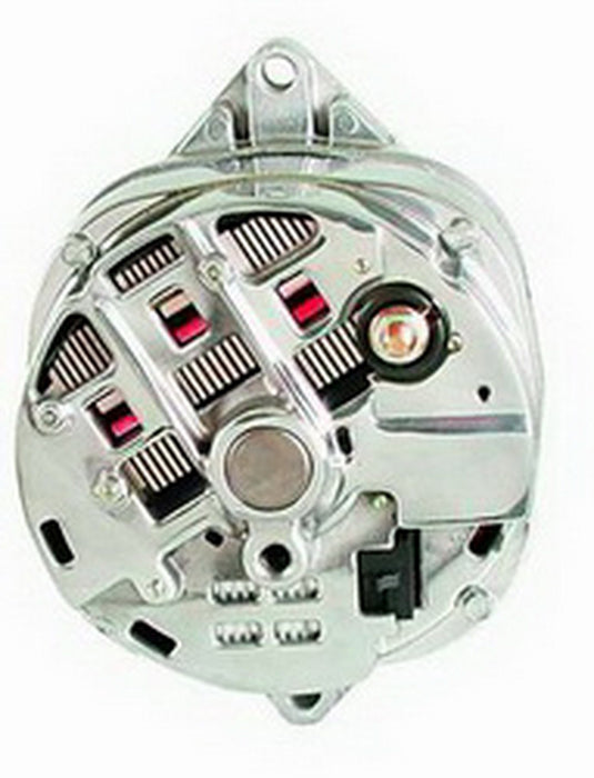 Powermaster Performance 68112 Alternator; CS144; 200 Amp; 125 Idle; Polished; - Truck Part Superstore
