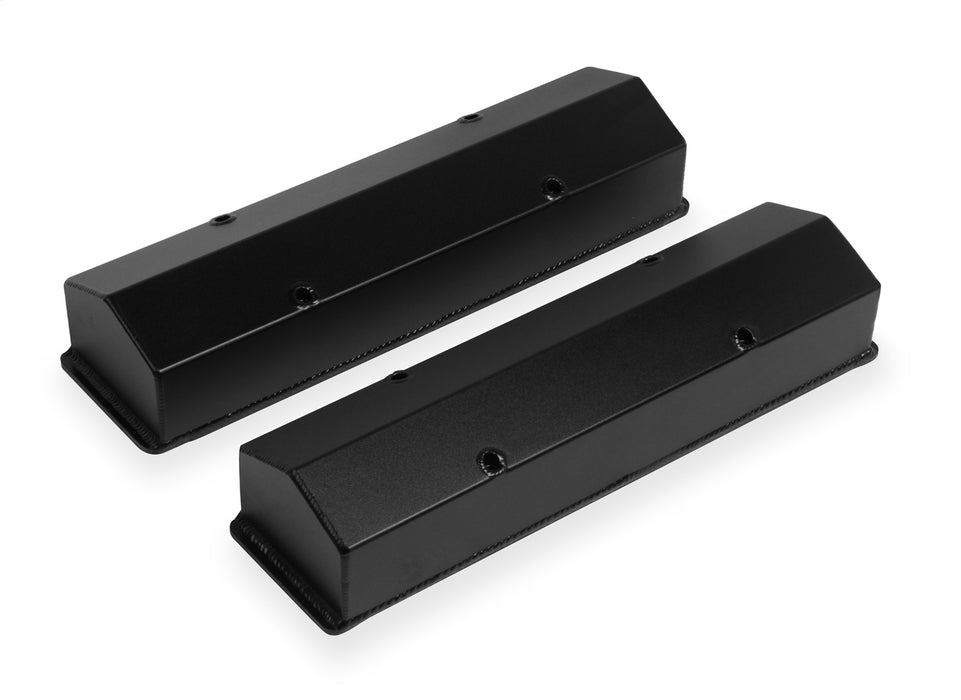 Mr Gasket 6811BG Aluminum Valve Cover; 1/4 in. Billet Rail; OEM Height; Pair; - Truck Part Superstore