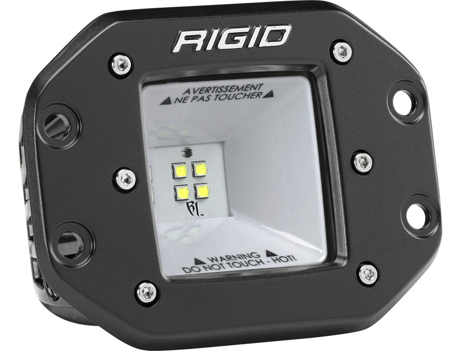 Rigid Industries 681523 2x2 115 Degree DC Power Scene Light Black Housing Flush Mount RIGID Industries - Truck Part Superstore