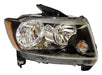 Crown Automotive Jeep Replacement 68171214AB Head Light; Right; w/Halogen Bulbs w/Black Bezels; Includes Bulbs; - Truck Part Superstore
