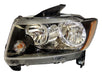 Crown Automotive Jeep Replacement 68171215AB Head Light; Left; w/Halogen Bulbs w/Black Bezels; Includes Bulbs; - Truck Part Superstore