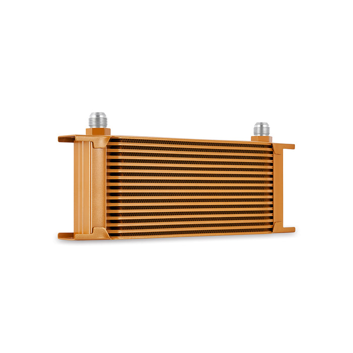 Mishimoto MMOC-16GD Universal 16-Row Oil Cooler, Gold - Truck Part Superstore