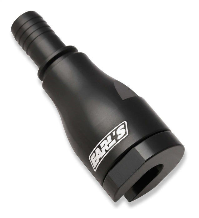 Earl's Performance 681966ERL UltraPro Fuel Rail Straight Hose End; -6 Hose To 3/8 in. Black; w/Fuel Ports; - Truck Part Superstore