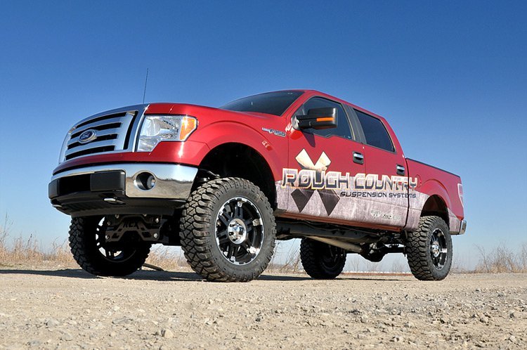 Rough Country 59871 6 Inch Suspension Lift Kit Lifted N3 Struts & V2 Shocks 09-10 F-150 4WD Rough Country - Truck Part Superstore