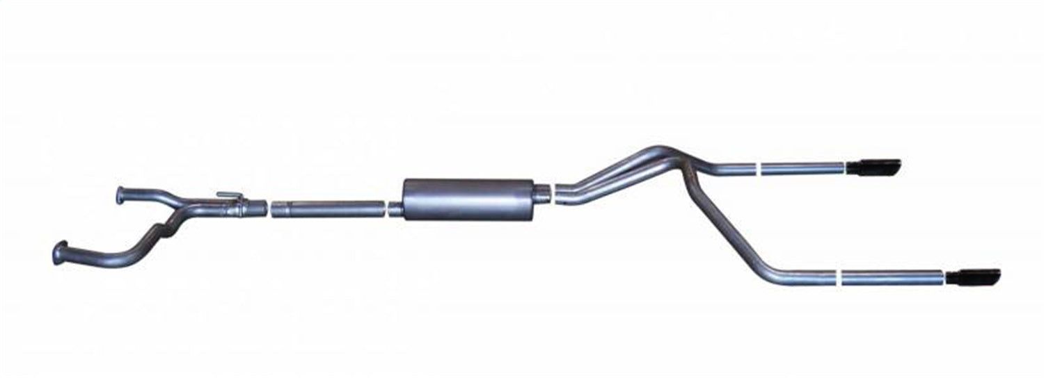 Gibson Performance Exhaust 68200B Black Elite Cat-Back Dual Split Exhaust System; Stainless - Truck Part Superstore