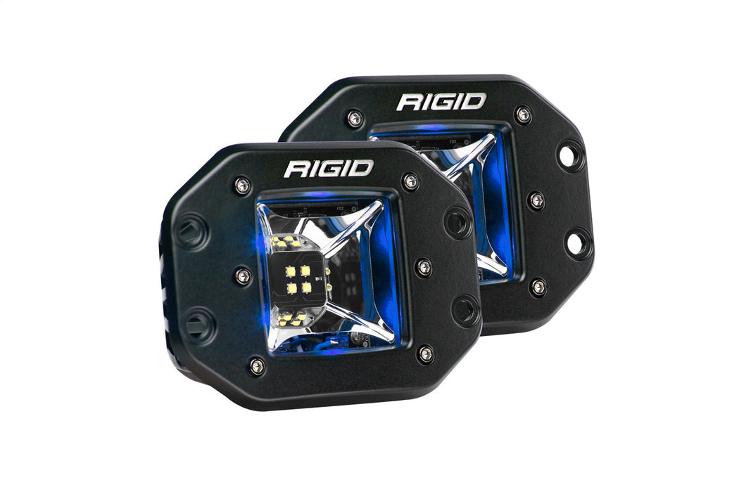 Rigid Industries 68211 Scene Blue Backlight Flush Mount Pair Radiance RIGID Industries - Truck Part Superstore