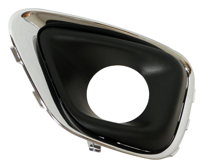 Crown Automotive Jeep Replacement 68213205AA Fog Light Bezel; Left; Chrome; - Truck Part Superstore