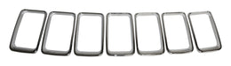 Crown Automotive Jeep Replacement 68227779AA Grille Insert Set; Polished Chrome; - Truck Part Superstore