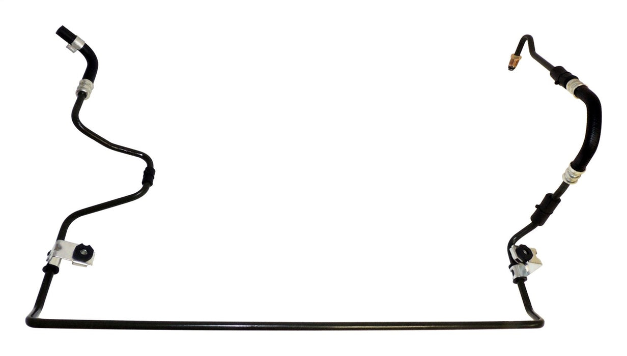 Crown Automotive Jeep Replacement 68248291AC Power Steering Return Hose; Black/Unpainted; w/ LHD; - Truck Part Superstore