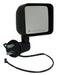 Crown Automotive Jeep Replacement 68249846AC Door Mirror; Right; Heated Mirror w/Textured Black Finish; Power; - Truck Part Superstore