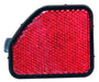 Crown Automotive Jeep Replacement 68281936AB Fascia Reflector; Rear Right; Red Plastic; - Truck Part Superstore