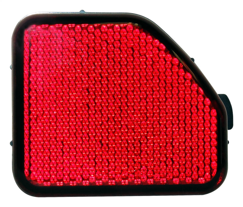 Crown Automotive Jeep Replacement 68281937AB Fascia Reflector; Rear Left; Red Plastic; - Truck Part Superstore