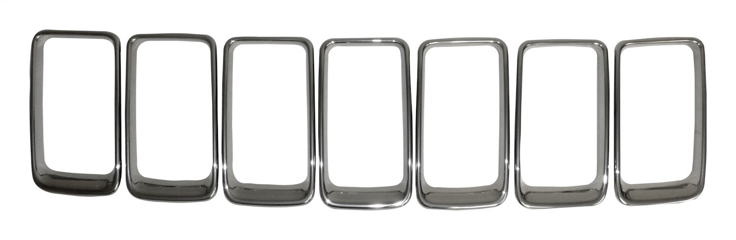Crown Automotive Jeep Replacement 68285652AA Grille Insert Set; Brushed Platinum; - Truck Part Superstore