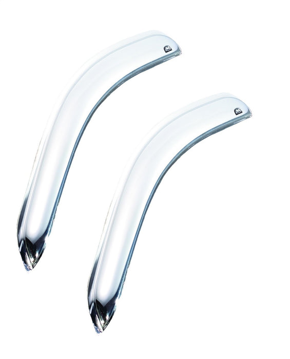 Auto Ventshade (AVS) 682956 Chrome Ventvisor™ Deflector 2 pc.; Front; Outside Mount; - Truck Part Superstore