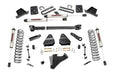 Rough Country 50371 6 Inch Suspension Lift Kit Rear Overload Springs 3.5 inch Axle Diameter w/Front Drive Shaft & V2 Shocks 17-19 F-250/350 4WD Diesel Rough Country - Truck Part Superstore