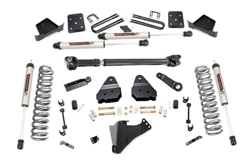 Rough Country 55071 4.5 Inch Suspension Lift Kit w/V2 Shocks w/Front Drive Shaft 17-19 F-250/350 4WD Diesel Rough Country - Truck Part Superstore