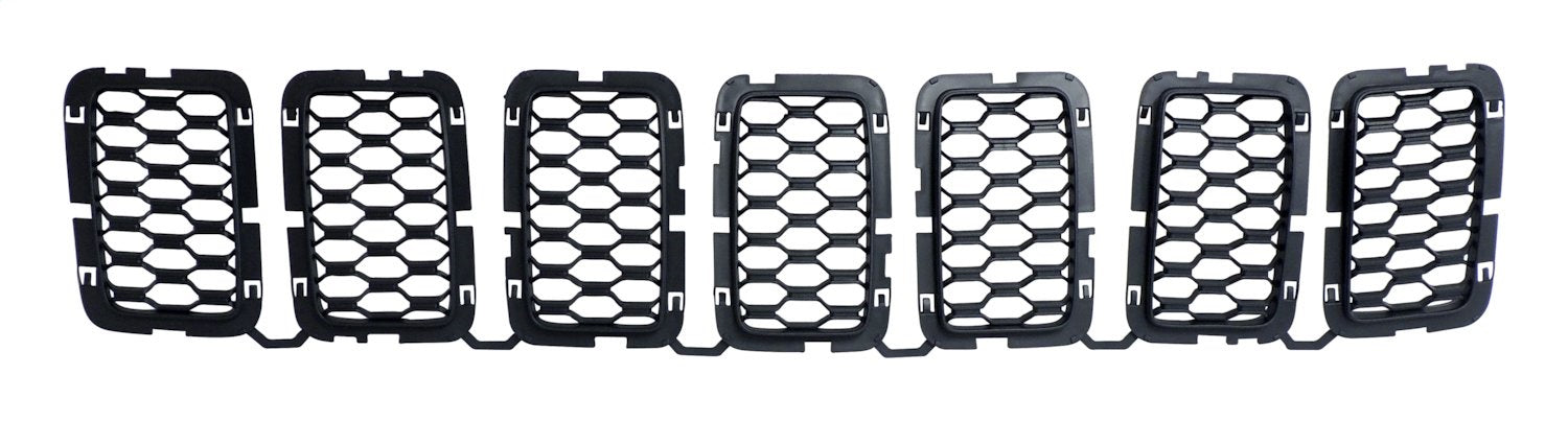 Crown Automotive Jeep Replacement 68317863AA Grille Insert Set; Black Honeycomb; Includes 7 Grille Inserts; - Truck Part Superstore