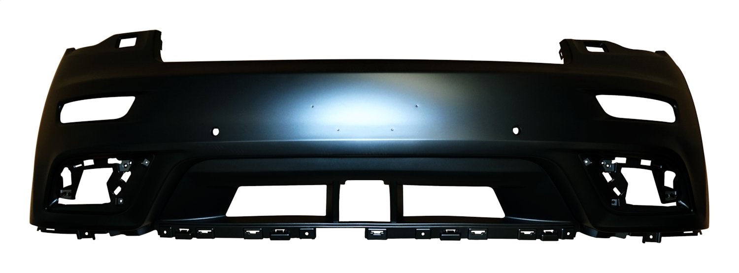 Crown Automotive Jeep Replacement 68334991AA Front Bumper Fascia; Front Upper; Primed Black; Plastic; - Truck Part Superstore