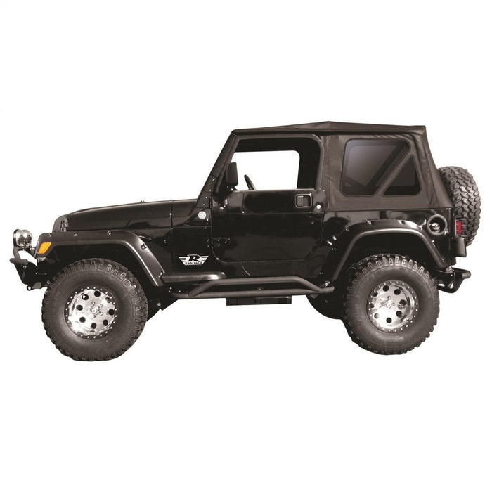 Rampage 68335 Complete Soft Top Kit; w/Soft Upper Doors; Black Diamond; - Truck Part Superstore