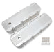 Mr Gasket 6833G Aluminum Valve Cover; Polished Finish; Finned; Pair; - Truck Part Superstore