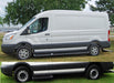 Owens Products 6834114-01 Running Boards Owens TPO Molded Factory 15-18 Ford Transit Van 150/250 148 Inch Short Length Driver/Full Length Passenger TPO Owens Products - Truck Part Superstore