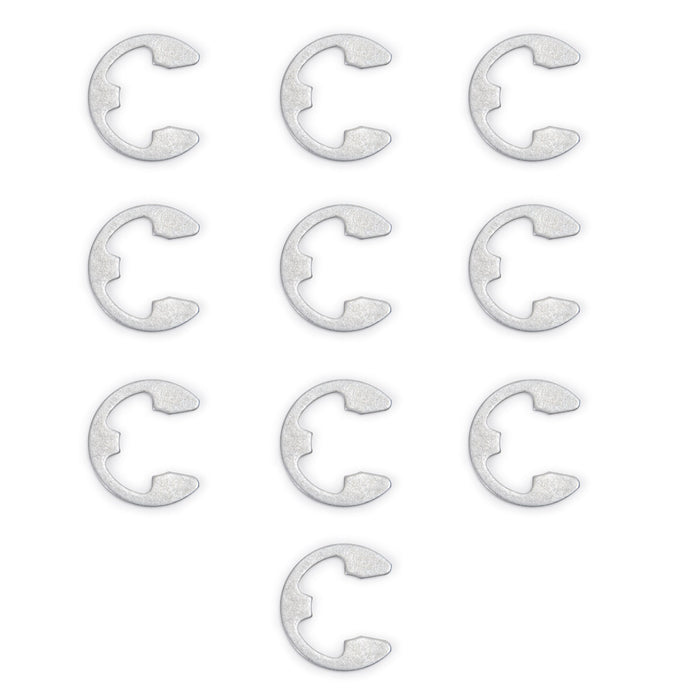 Russell 683940 Brake Hose Mounting E-Clip; Clear Zinc/Cad Finish; 10 pc.; - Truck Part Superstore