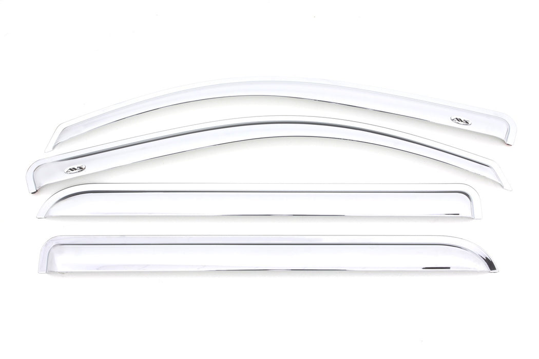 Auto Ventshade (AVS) 684536 Chrome Ventvisor™ Deflector 4 pc.; Outside Mount; - Truck Part Superstore