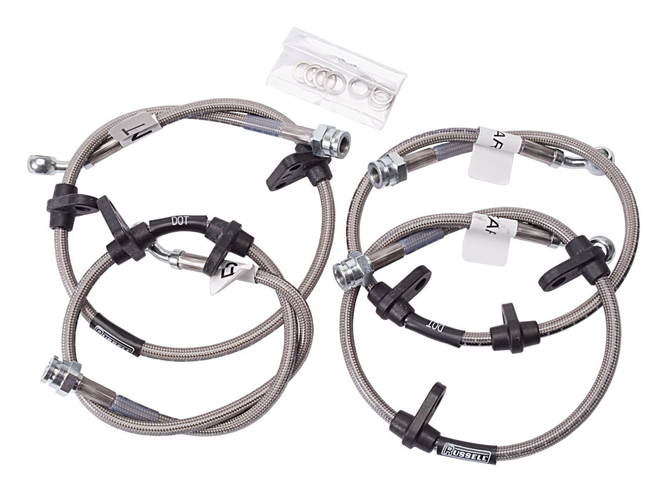 Russell 684550 Street Legal Brake Line Assembly; 4 Lines Per Kit; - Truck Part Superstore