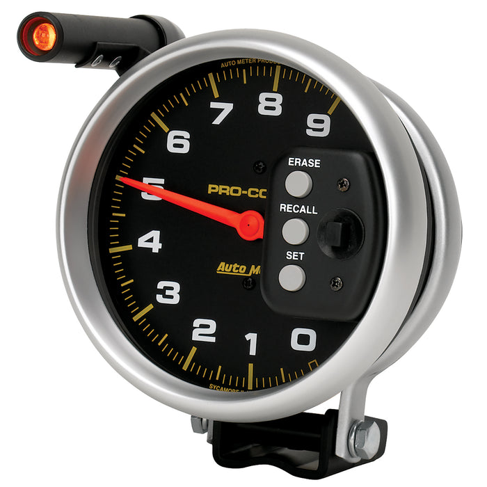AutoMeter 6851 5in. TACHOMETER; 0-9000 RPM; PEDESTAL W/QUICK LITE/PEAK MEMORY; PRO-COMP - Truck Part Superstore