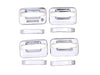 Auto Ventshade (AVS) 685202 Chrome Door Handle Cover; 4 pc.; w/Keypad; - Truck Part Superstore