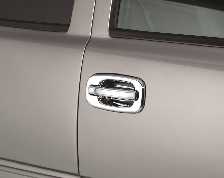 Auto Ventshade (AVS) 685206 Chrome Door Handle Cover; 4 pc.; w/o Passenger Keyhole; - Truck Part Superstore