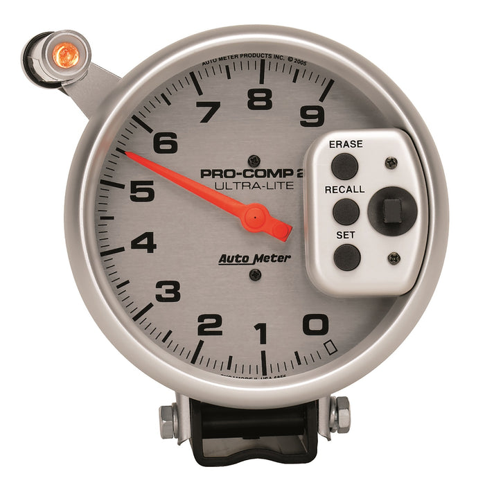 AutoMeter 6856 5in. TACHOMETER; 0-9000 RPM; PEDESTAL W/QUICK LITE; W/PEAK MEMORY; ULTRA-LITE - Truck Part Superstore