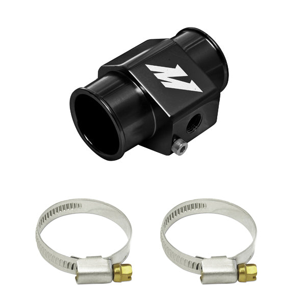 Mishimoto MMWHS-34-BK Water Temperature Sensor Adapter - 34mm - Black - Truck Part Superstore