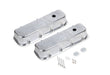 Mr Gasket 6858G Aluminum Valve Cover; Tall Style; Pre-Punched Breather Openings w/Baffles; Pair; - Truck Part Superstore