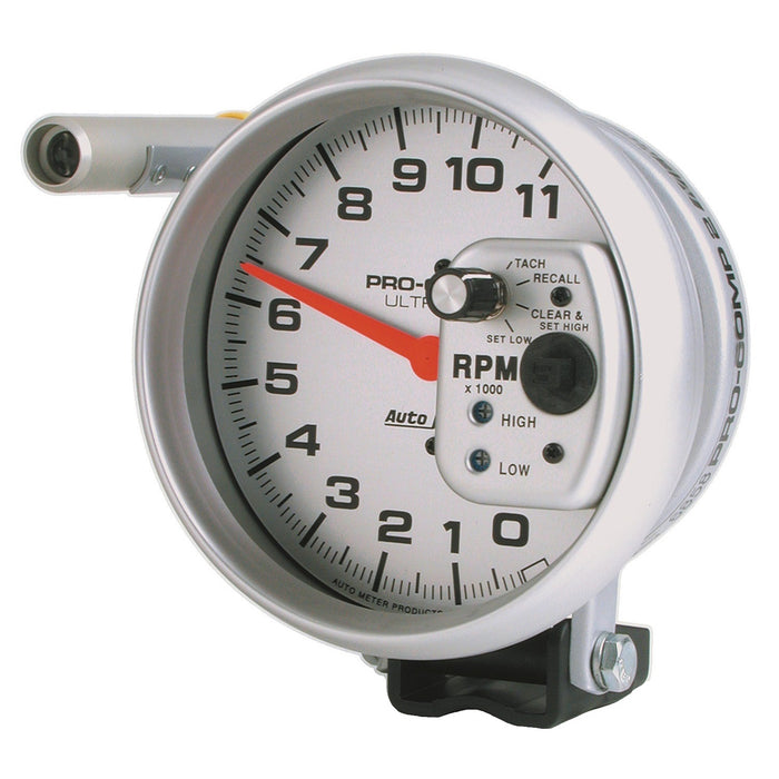AutoMeter 6858 5in. TACHOMETER; 0-11;000 RPM; PEDESTAL W/QUICK LITE; W/PEAK MEMORY; ULTRA-LITE - Truck Part Superstore