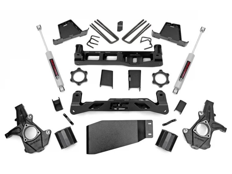 Rough Country 23670 6 Inch Suspension Lift Kit V2 07-13 Silverado/Sierra 1500 Rough Country - Truck Part Superstore