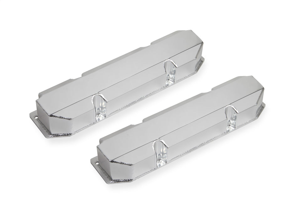 Mr Gasket 6862G Aluminum Valve Cover; Short Bolt; Natural Finish; Pair; - Truck Part Superstore