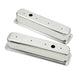 Mr Gasket 6870G Aluminum Valve Cover; Polished; Baffled; Center Bolt; 3 11/16 in. Tall; Pair; - Truck Part Superstore