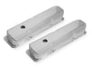 Mr Gasket 6872G Aluminum Valve Cover; Tall Style; Short Bolt; Natural Finish; Pair; - Truck Part Superstore